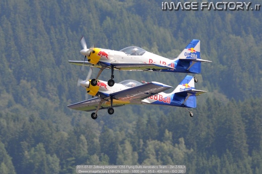 2011-07-01 Zeltweg Airpower 1255 Flying Bulls Aerobatics Team - Zlin Z-50LX